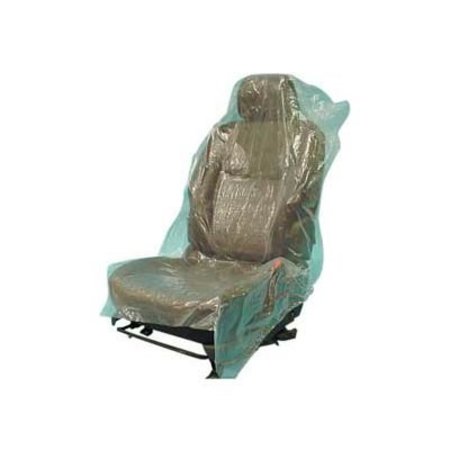 JOHNDOW INDUSTRIES JohnDow Economy Plastic Seat Covers Roll, Green - 200 Covers/Box - ESCB-2 ESCB-2